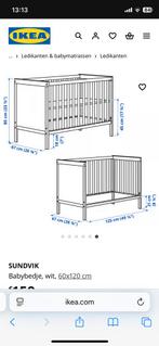 IKEA sundvik ledikant 120 bij 60 NIEUW!, Kinderen en Baby's, Babywiegjes en Ledikanten, Ophalen, Nieuw, Ledikant