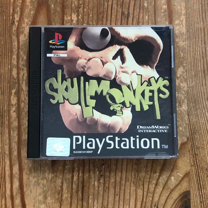 Skullmonkeys - Playstation 1, Spelcomputers en Games, Games | Sony PlayStation 1, Gebruikt, Avontuur en Actie, 1 speler, Vanaf 18 jaar