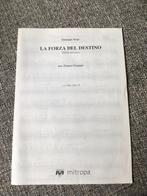 Bladmuziek dwarsfluit La Forza del Destino - Guiseppe Verdi, Gebruikt, Klassiek, Dwarsfluit of Piccolo, Ophalen of Verzenden