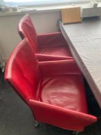 3 rode stoelen ruilen voor zie omschrijving, Ophalen, Gebruikt