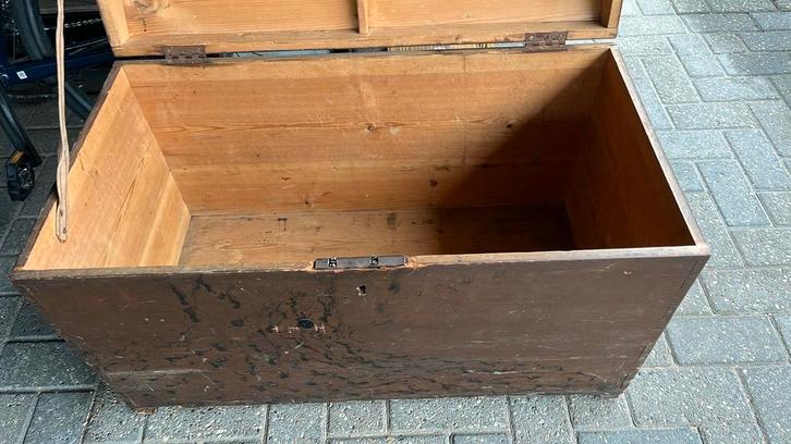 Antieke Dekenkist - Izgs!, Huis en Inrichting, Woonaccessoires | Kisten, Zo goed als nieuw, 50 tot 75 cm, 75 tot 100 cm, 50 tot 100 cm