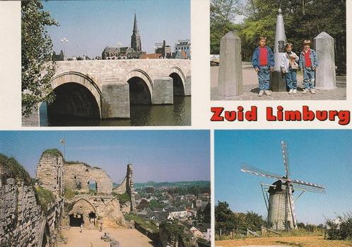 ZUID LIMBURG Maastricht Valkenburg Vaals Molen, Verzamelen, Ansichtkaarten | Nederland, Gelopen, Limburg, 1980 tot heden, Verzenden