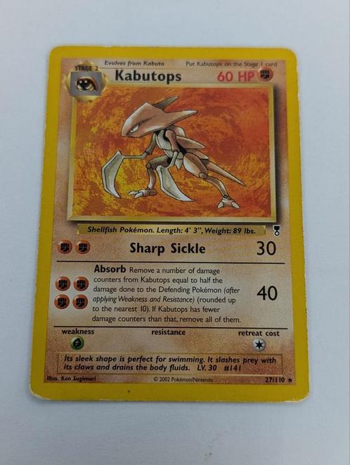 Kabutops (LC 27) - Legendary Collection, Hobby en Vrije tijd, Verzamelkaartspellen | Pokémon, Zo goed als nieuw, Ophalen of Verzenden
