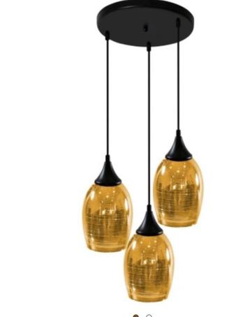 Gouden Hanglamp - Nieuw in Doos! beschikbaar voor biedingen
