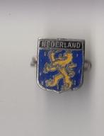 Nederlandse Leeuw emaille broche, Gebruikt, Niet vindbaar, Niet vindbaar, Speldje of Pin