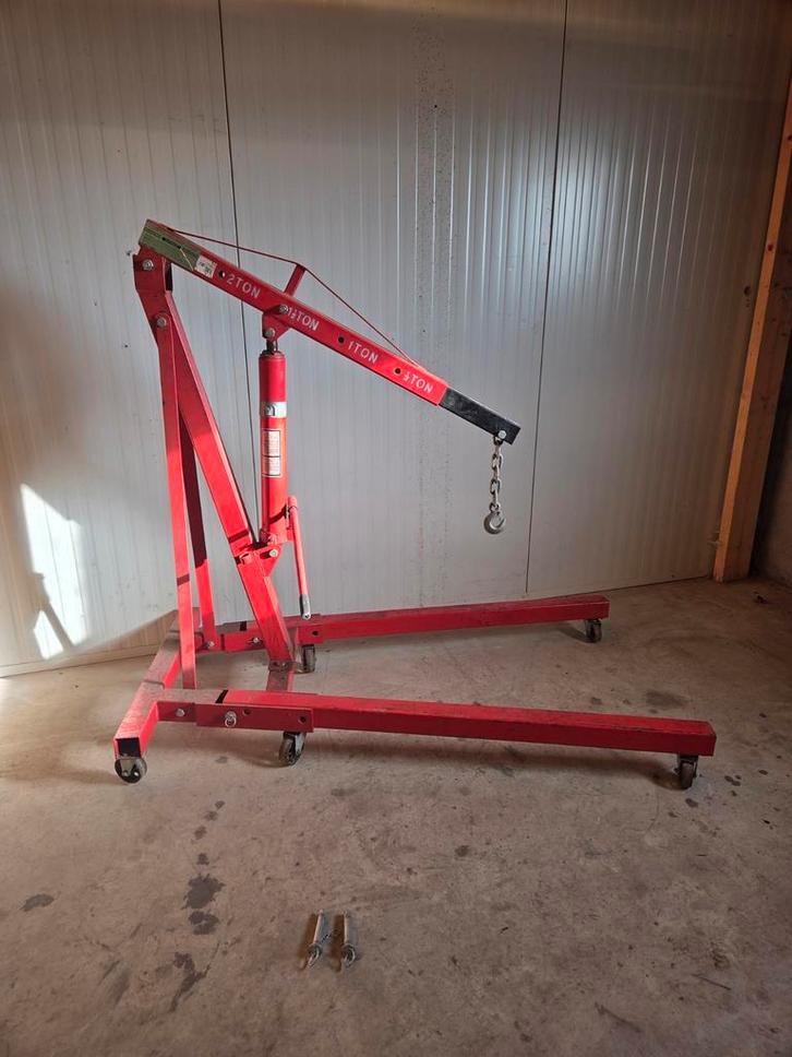 Motor takel kraan 2 ton - inklapbaar en verstelbaar, Auto diversen, Autogereedschap, Gebruikt, Ophalen