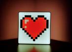 Pixel Hart LED lamp / lightbox, Led-lamp, Minder dan 30 watt, Retro Gaming Stijl, Nieuw