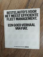 Fiat bestelauto's brochure 1981, Boeken, Ophalen of Verzenden, Zo goed als nieuw, Overige merken, Fiat