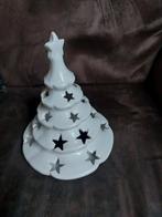 Waxinelichthouders Kerstboom Wit, Ophalen of Verzenden, Gebruikt