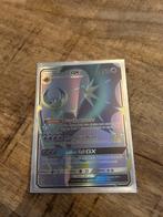 Lunala GX- pokemon kaart met hoesje, Ophalen of Verzenden, Zo goed als nieuw, Losse kaart