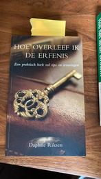 D. Riksen - Hoe overleef ik de erfenis, Ophalen of Verzenden, Zo goed als nieuw, D. Riksen, Nederland