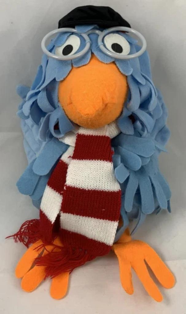 Fabeltjeskrant Gerrit de Postduif knuffel handpop Interimage, Kinderen en Baby's, Speelgoed | Knuffels en Pluche, Zo goed als nieuw