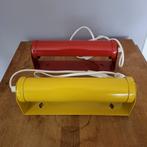 Vintage G&G wandlamp rood geel 2 stuks, Ophalen of Verzenden, Zo goed als nieuw, Metaal, Vintage 80s