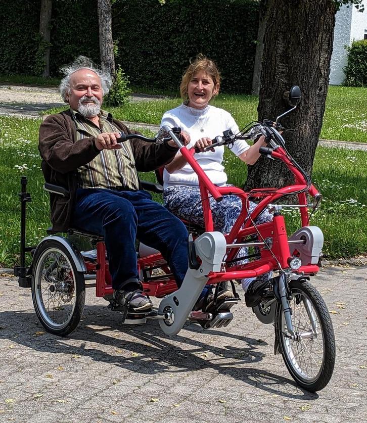 Gezocht duofiets duo fiets met & zonder ondersteuning fun2go, Fietsen en Brommers, Fietsen | Driewielfietsen, Gebruikt, Ophalen