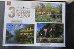 puzzels 3 stuks a 1000 stukjes, Ophalen of Verzenden