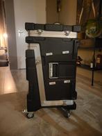Kunstof 19 inch flightcase. Zonder apparatuur., Muziek en Instrumenten, Behuizingen en Koffers, Ophalen, Gebruikt, Overige instrumenten