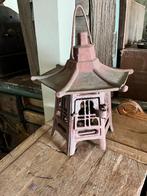 japanse gietijzeren pagode lantaarn, Ophalen