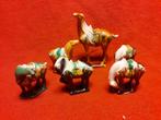 6x aardewerk "Tang" paarden uit China, Ophalen of Verzenden
