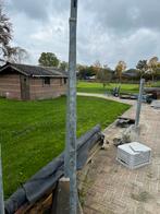Hekwerkpaal  rvs, Dieren en Toebehoren, Pluimvee | Toebehoren, Ophalen, Zo goed als nieuw, Drinken en Voederen