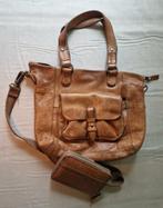 Wou wou schoudertas met cowboysbag portemonnee, Ophalen of Verzenden, Zo goed als nieuw, Handtas