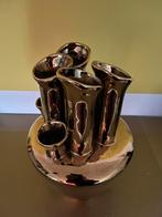 DAAN KROMHOUT. —  TUBA VAAS.  —. KERAMIEK., Overige kleuren, Ophalen of Verzenden, Minder dan 50 cm, Glas