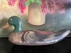 Oude houten lokeend, Antiek en Kunst, Ophalen of Verzenden