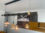 Hanglamp, Ophalen, 50 tot 75 cm, Zo goed als nieuw, Metaal