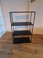 Zwart metalen rek/schoenenrek/boekenrek/plantenrek, Ophalen, Gebruikt