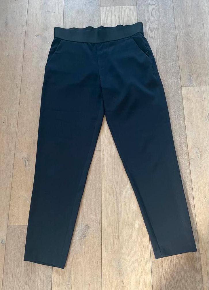 Vanilia, mt 42, Kleding | Dames, Broeken en Pantalons, Gedragen, Maat 42/44 (L), Zwart, Lang, Ophalen of Verzenden
