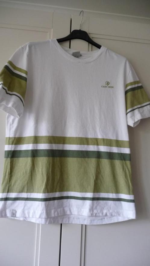 T-Shirt Cast Iron – L Wit, Kleding | Heren, T-shirts, Nieuw, Maat 52/54 (L), Wit, Ophalen of Verzenden