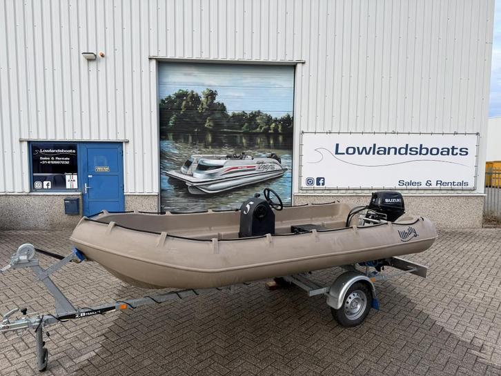 Whaly 435 (bj 2022), Watersport en Boten, Vis- en Consoleboten, Gebruikt, 3 tot 6 meter, Benzine