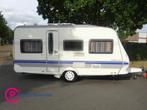 Hobby De luxe 450 UB Vast Bed en Rondzit+Mover, Caravans en Kamperen, Hobby, Bedrijf, 750 - 1000 kg, Schokbreker