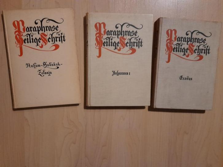 PARAPHRASE HEILIGE SCHRIFT BIJBELVERKLARING, Boeken, Godsdienst en Theologie, Gelezen, Ophalen of Verzenden