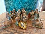 Oude Italiaanse kerststal figuren, jaren ‘50., Diversen, Ophalen of Verzenden, Gebruikt