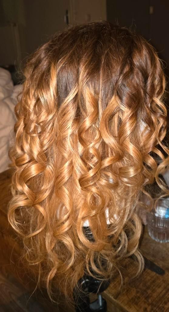 Pruik , human hair, echt haar, Sieraden, Tassen en Uiterlijk, Uiterlijk | Haarverzorging, Nieuw, Pruik of Haarverlenging, Ophalen of Verzenden