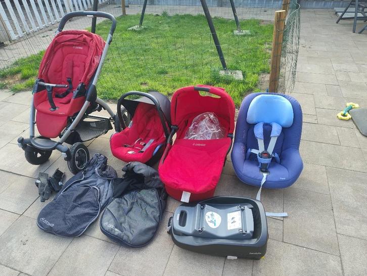 Maxi cosi mura, complete set, Kinderen en Baby's, Kinderwagens en Combinaties, Gebruikt, Combiwagen, Maxi-Cosi, Met autostoeltje