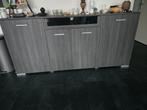 Mooie grijze dressoir kast, Huis en Inrichting, Kasten | Dressoirs, Ophalen, Overige materialen, Met deur(en), 150 tot 200 cm