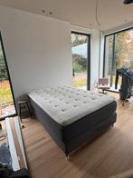 boxspring antraciet Ikea 140cm, Ophalen, Gebruikt, Tweepersoons, 140 cm