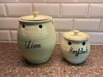 Uien en Knoflook pot. Handgemaakt., Ophalen of Verzenden, Zo goed als nieuw