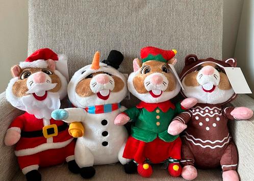 Set kersthamsters Albert Heijn/ AH, Kinderen en Baby's, Speelgoed | Knuffels en Pluche, Nieuw, Overige typen, Ophalen of Verzenden