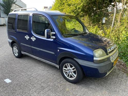 Fiat Doblo 1.6 16V 2004 Blauw Malibu 5-persoons Airco trekha, Auto's, Fiat, Bedrijf, Doblo, ABS, Airbags, Airconditioning, Centrale vergrendeling