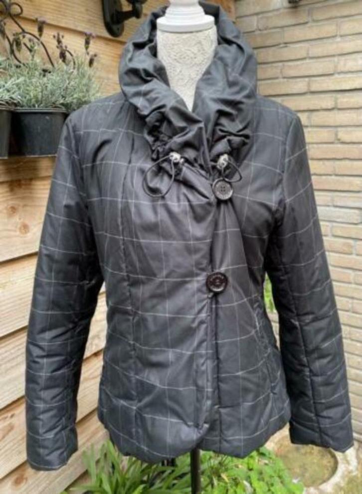 Airfield jas maat 40 [V], Kleding | Dames, Jassen | Winter, Zo goed als nieuw, Maat 38/40 (M), Zwart, Ophalen of Verzenden