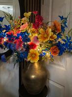 Prachtige XL vaas met Zijden bloemen Met Licht Zijde  -10%, Ophalen of Verzenden, Nieuw