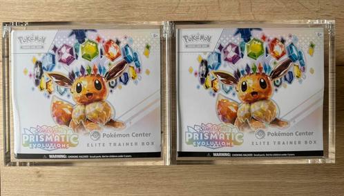 Pokémon Center Prismatic Evolutions Elite Trainer Box, Hobby en Vrije tijd, Verzamelkaartspellen | Pokémon, Nieuw, Boosterbox