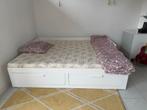 Ikea daybed Brimnes 80/160 by 200 with Ikea mattress, Huis en Inrichting, 90 cm, Eenpersoons, Wit, Ophalen of Verzenden