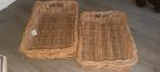 2 rieten manden, Ophalen of Verzenden, Rond, Riet