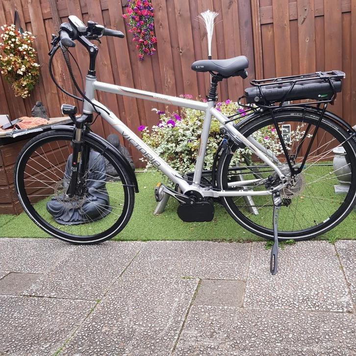Victoria Trekking e=bike herenfiets met Bosch middenmotor, Fietsen en Brommers, Elektrische fietsen, Overige merken, 51 tot 55 cm