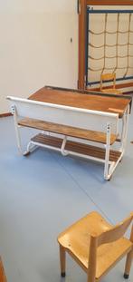 vintage schoolbank, Ophalen, Gebruikt
