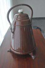 Doofpot, emaille, antiek, Antiek en Kunst, Ophalen of Verzenden