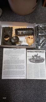 M48a1 met tamiya donor m84a3, Auto, Groter dan 1:32, Ophalen of Verzenden, Zo goed als nieuw